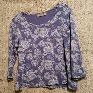 Croft and Barrow 3/4 sleeve blouse